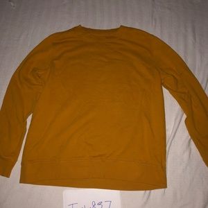unisex yellow sweater
